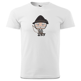 Da Oid Sinzer Goasslschnoizer T Shirt Herren Weiss Landl Front